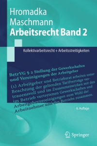 Titelbild: Arbeitsrecht Band 2 6th edition 9783642381317