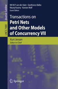 Immagine di copertina: Transactions on Petri Nets and Other Models of Concurrency VII 9783642381423