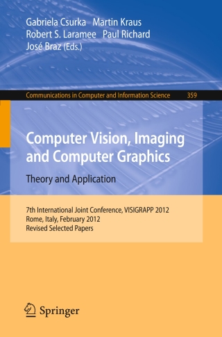Cover image: Computer Vision, Imaging and Computer Graphics - Theory and Applications 9783642382406