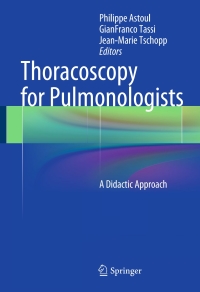 Titelbild: Thoracoscopy for Pulmonologists 9783642383502