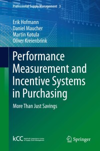 Imagen de portada: Performance Measurement and Incentive Systems in Purchasing 9783642384387