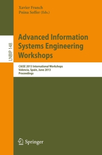 Cover image: Advanced Information Systems Engineering Workshops 9783642384899