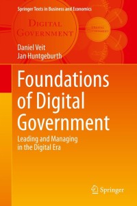 Cover image: Foundations of Digital Government 9783642385100