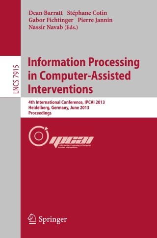 Cover image: Information Processing in Computer-Assisted Interventions 9783642385674