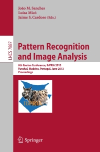 Cover image: Pattern Recognition and Image Analysis 9783642386275