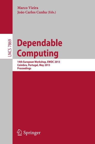 Imagen de portada: Dependable Computing 9783642387883