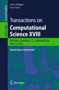 Cover image: Transactions on Computational Science XVIII 9783642388026
