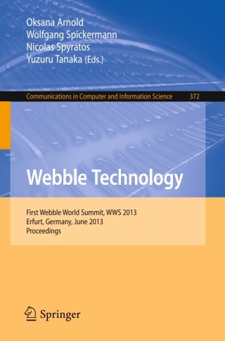 Cover image: Webble Technology 9783642388354