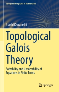 Cover image: Topological Galois Theory 9783642388705