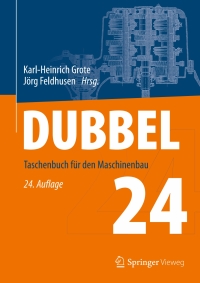 Cover image: Dubbel 24th edition 9783642388903