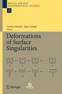 Cover image: Deformations of Surface Singularities 9783642391309