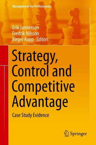 Cover image: Strategy, Control and Competitive Advantage 9783642391330