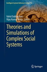Imagen de portada: Theories and Simulations of Complex Social Systems 9783642391484