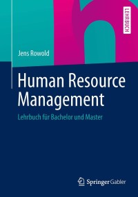 表紙画像: Human Resource Management 9783642391514