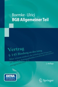 Cover image: BGB Allgemeiner Teil 2nd edition 9783642391705