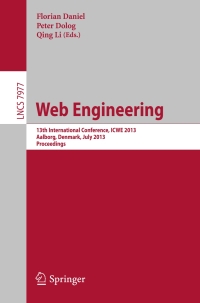 Omslagafbeelding: Web Engineering 9783642391996