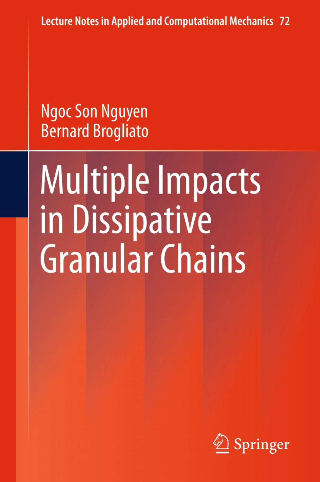 Multiple Impacts in Dissipative Granular Chains