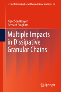 Cover image: Multiple Impacts in Dissipative Granular Chains 9783642392979