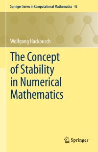 Immagine di copertina: The Concept of Stability in Numerical Mathematics 9783642393853