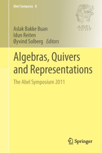 Imagen de portada: Algebras, Quivers and Representations 9783642394843