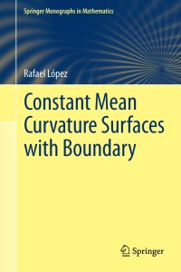 Imagen de portada: Constant Mean Curvature Surfaces with Boundary 9783642396250