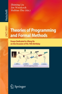 Cover image: Theories of Programming and Formal Methods 9783642396977