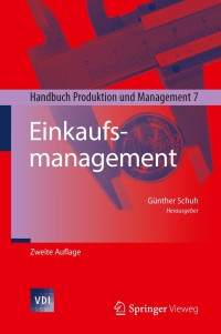 Cover image: Einkaufsmanagement 2nd edition 9783642397707