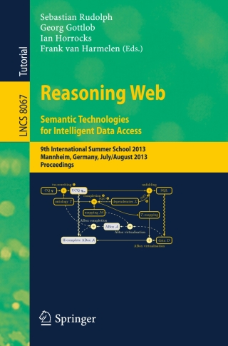 Imagen de portada: Reasoning Web. Semantic Technologies for Intelligent Data Access 9783642397837