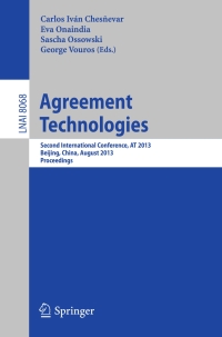 Cover image: Agreement Technologies 9783642398599