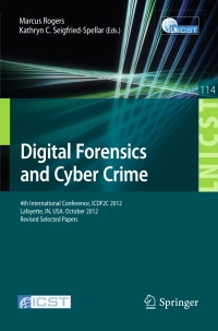 Cover image: Digital Forensics and Cyber Crime 9783642398902