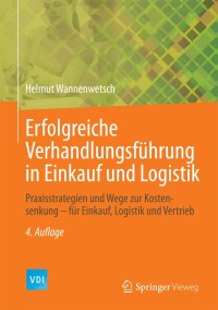 Cover image: Erfolgreiche Verhandlungsführung in Einkauf und Logistik 4th edition 9783642398933