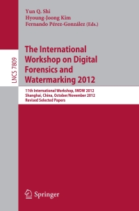 Cover image: Digital-Forensics and Watermarking 9783642400988