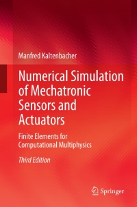 Imagen de portada: Numerical Simulation of Mechatronic Sensors and Actuators 3rd edition 9783642401695