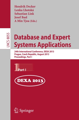 表紙画像: Database and Expert Systems Applications 9783642402845