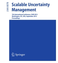 Cover image: Scalable Uncertainty Management 9783642403804