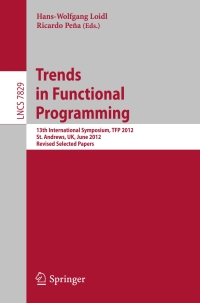 Cover image: Trends in Functional Programming 9783642404467