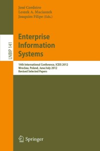 Cover image: Enterprise Information Systems 9783642406539