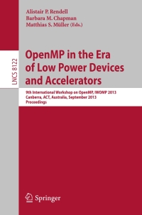 Imagen de portada: OpenMP in the Era of Low Power Devices and Accelerators 9783642406973