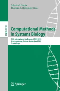 Cover image: Computational Methods in Systems Biology 9783642407079