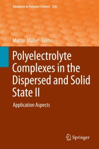 Omslagafbeelding: Polyelectrolyte Complexes in the Dispersed and Solid State II 9783642407451