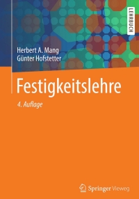 صورة الغلاف: Festigkeitslehre 4th edition 9783642407512