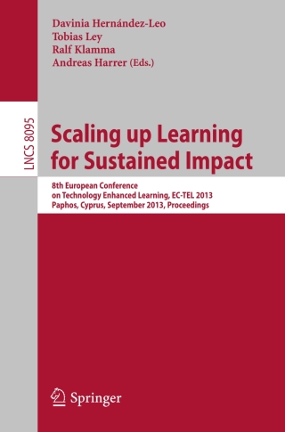 Imagen de portada: Scaling up Learning for Sustained Impact 9783642408137