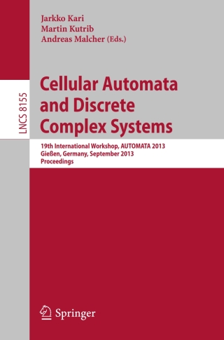 Immagine di copertina: Cellular Automata and Discrete Complex Systems 9783642408663