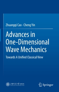 Immagine di copertina: Advances in One-Dimensional Wave Mechanics 9783642408908