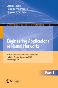 Imagen de portada: Engineering Applications of Neural Networks 9783642410123