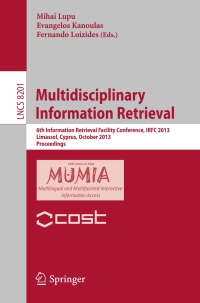 Cover image: Multidisciplinary Information Retrieval 9783642410567