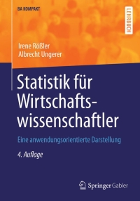 Cover image: Statistik für Wirtschaftswissenschaftler 4th edition 9783642412585