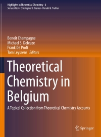 Cover image: Theoretical Chemistry in Belgium 9783642413148