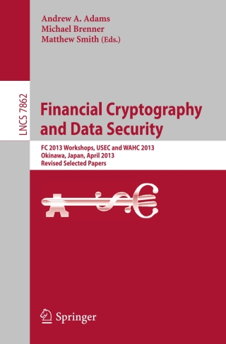 Cover image: Financial Cryptography and Data Security 9783642413193