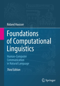 Cover image: Foundations of Computational Linguistics 3rd edition 9783642414305